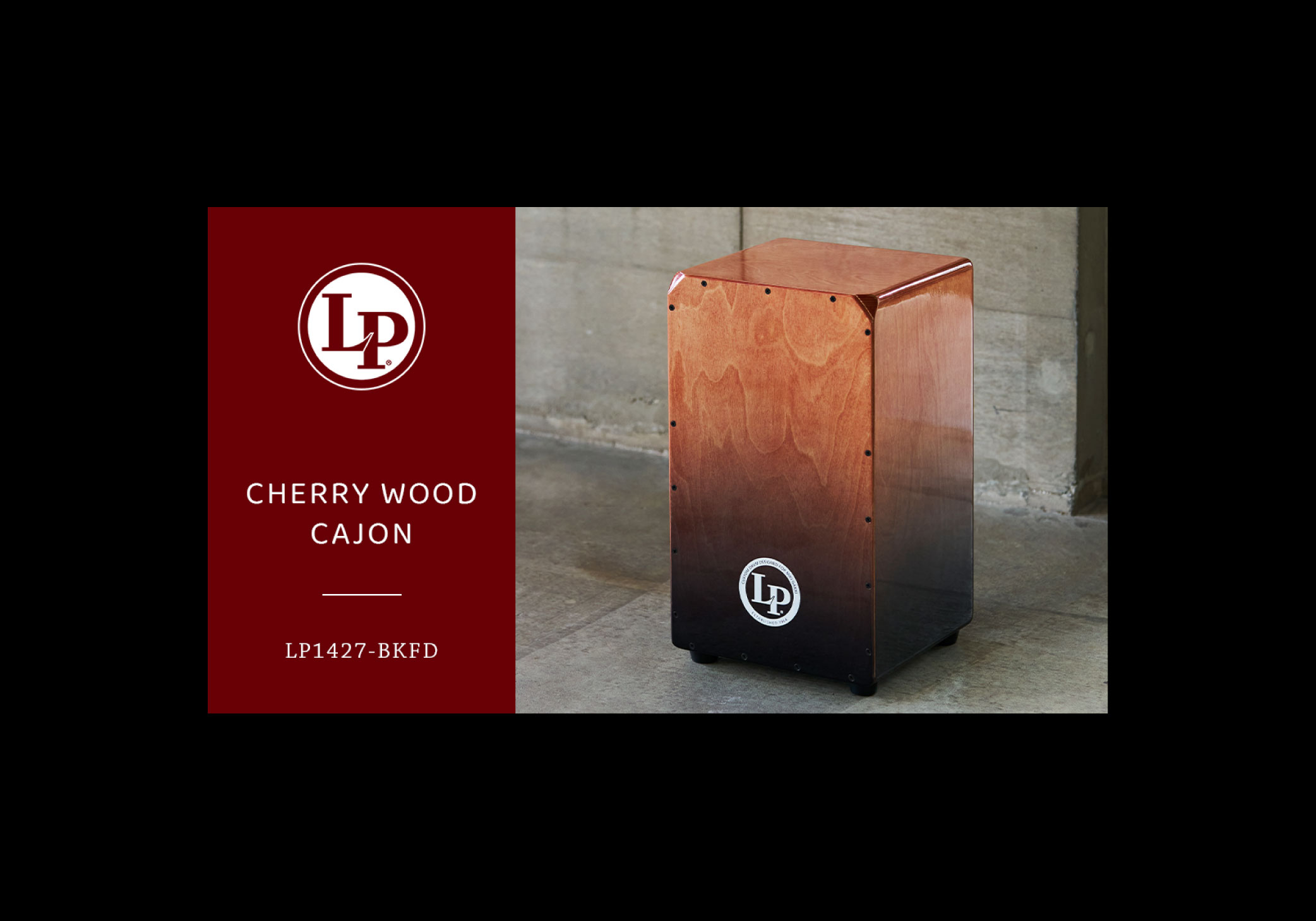 老舗パーカッションブランド「LP」の特別仕様CHERRY WOODカホン | 三木