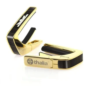 thalia capos thalia capo Gibson Flat Crown Ebony 24K gold タリア・カポ タリアカポ