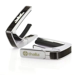 thalia capos thalia capo Gibson Flat Crown Ebony Chrome タリア・カポ タリアカポ