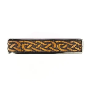 thalia capos thalia capo Hawaiian Koa Celtic Knot Engraved Black Chrome タリア・カポ タリアカポ