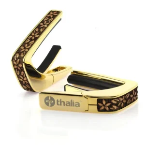 thalia capos thalia capo Hawaiian Koa Plumeria Lei 24K Gold タリア・カポ タリアカポ